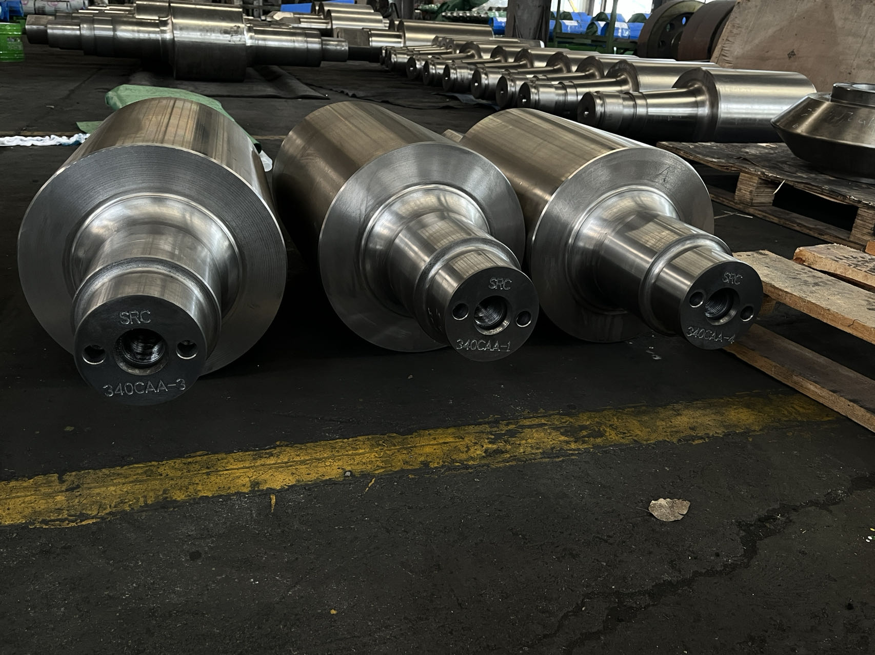 What is produced in a rolling mill?